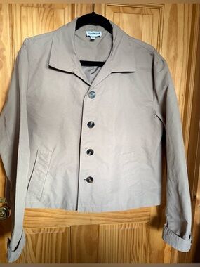 Steve Madden  Beige Lightweight Button-Front  spring Jacket
